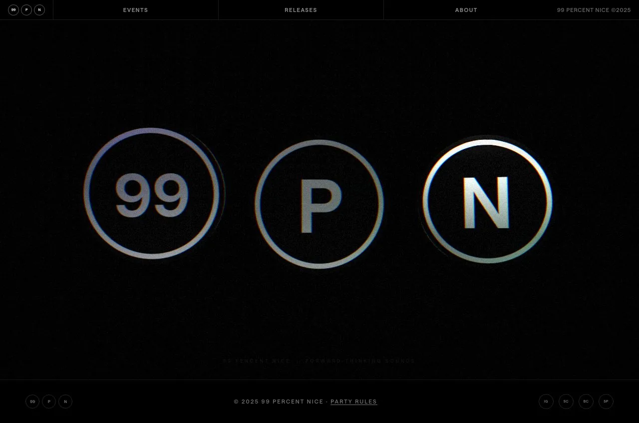 99 Percent Nice, شاشة 1