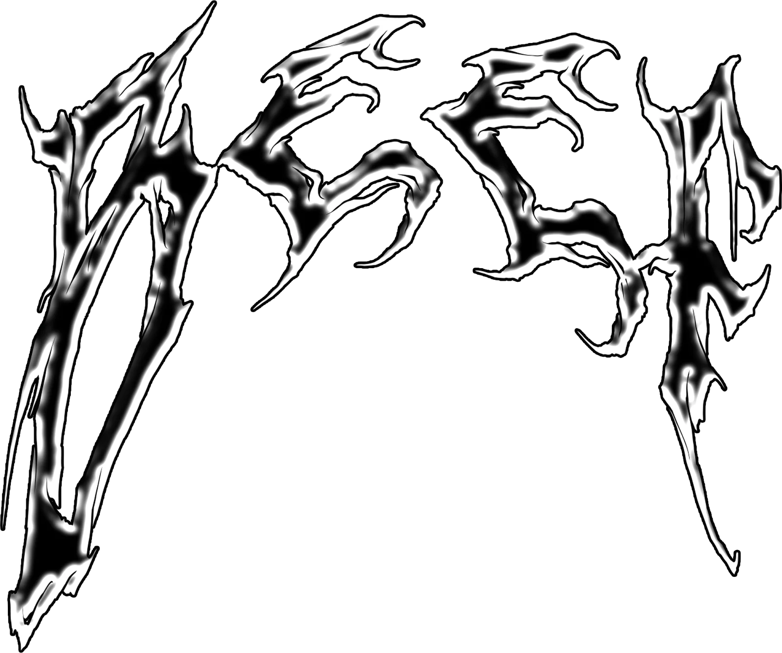 BEEF wordmark, Blade family, colourway 1